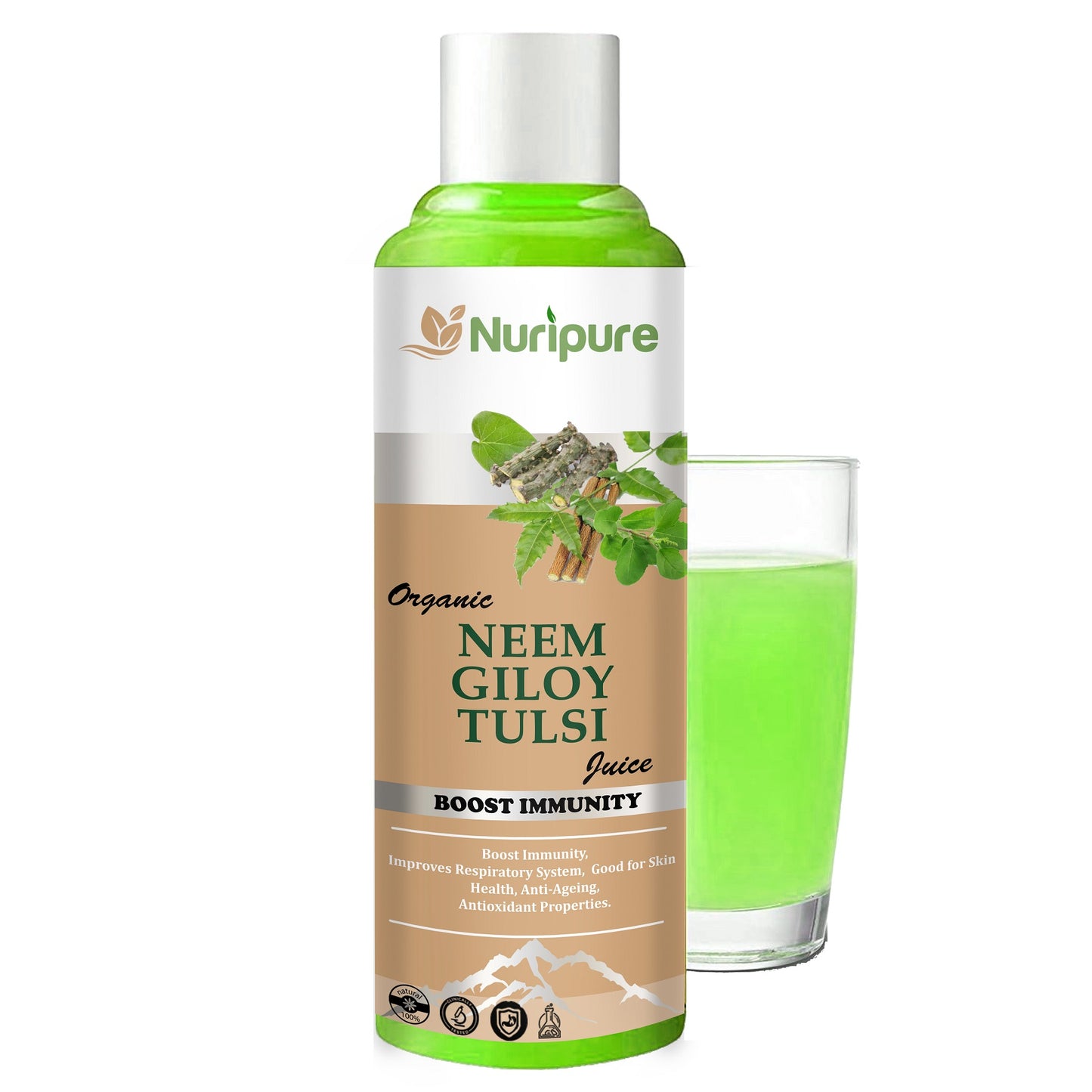 Giloy Neem Juice with Tulsi Immunity Booster (500ml)