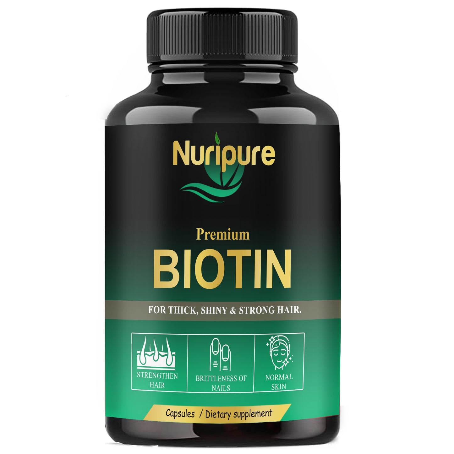 Biotin Maximum Strength for Hair Skin & Nails- 10000 mcg 30 Tablets  (30 No)