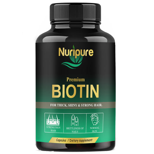 Biotin Maximum Strength for Hair Skin & Nails- 10000 mcg 30 Tablets  (30 No)