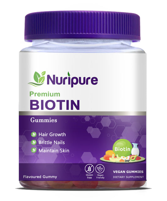 Biotin Gummies for Hair Growth | Hair Gummies For Hair, Nails, & Skin  (40 No)