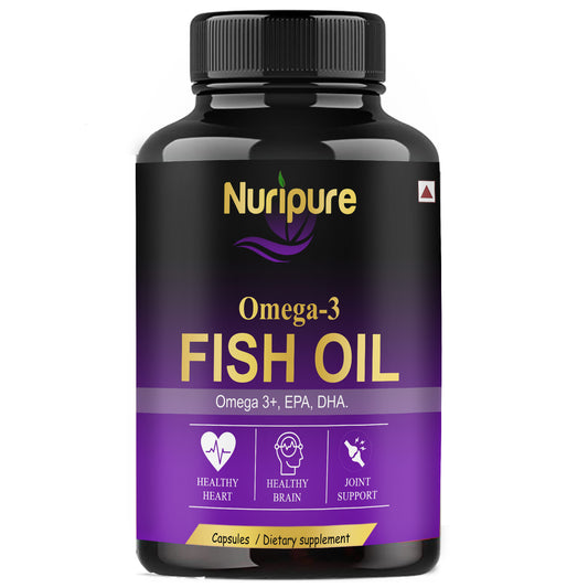 Fish Oil Triple Strength with 1000 Mg Omega 3 (600Mg Epa, 400Mg Dha) (30 No)