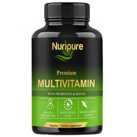 Multivitamin with Calcium, Zinc, Ginseng for Immunity, Strong Bones & Energy (30 No)